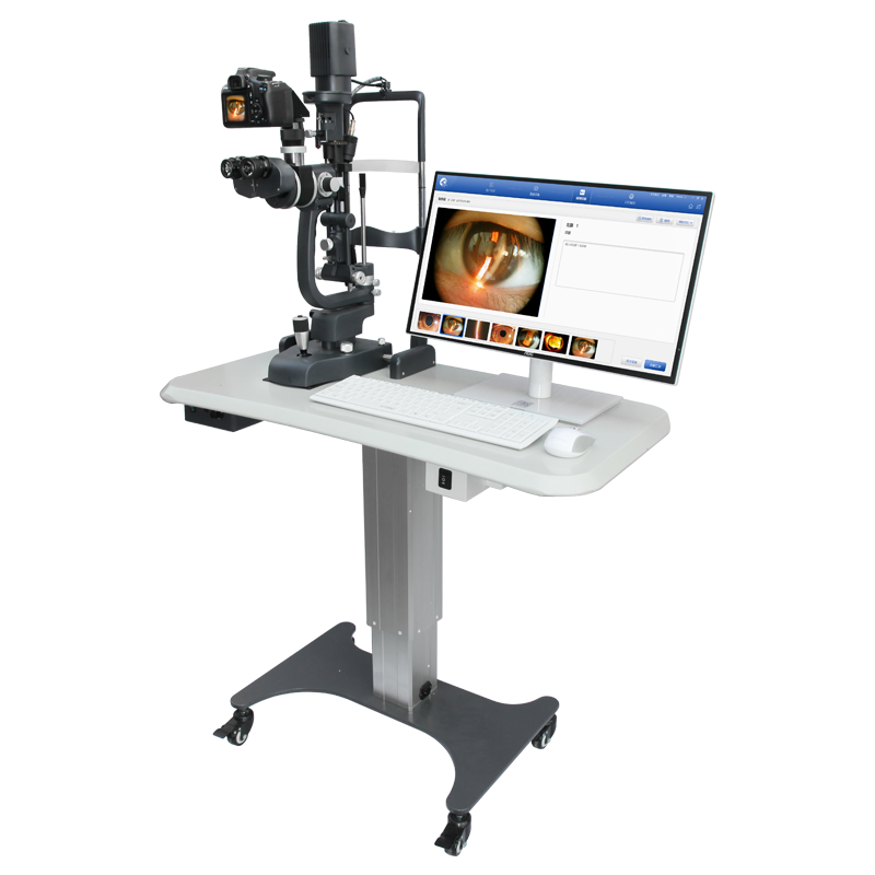 Digital slit lamp microscope with image processing system